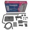 Душевая колонна со смесителем из алюминия Armata BCG-009-J GRAPHITE, 3 режима (CH6561) купить в САНН Одесса