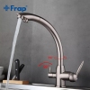 Смеситель для кухні на дві води Frap F4399-5, сатин купить в САНН Одесса, изображение 2