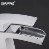 Смеситель для умивальника GAPPO G1007-30, белый/хром купить в САНН Одесса, изображение 4