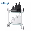 Полка стеклянная кутова Frap F1907-2, 2-х ярусна, 290х290 мм купить в САНН Одесса, изображение 3