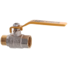 Кран шаровой KOER KR.215.G - 1/2" FM ГШВ YELLOW, ручка "рычаг" желтая (KR0116) купить в САНН Одесса, изображение 4