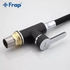 Смеситель для кухні Frap F4042 з гнучким виливом, черный/хром купить в САНН Одесса, изображение 4