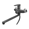 Смеситель для ванны PLAMIX OSCAR-006 EURO SET BLACK (со шлангом, лейкой и кронштейном) (Цвет черный) (MX1896) купить в САНН Одесса, изображение 4