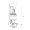 Редуктор давления Roho R1202-075 - 3/4"НН, PN25 (1-6 бар) мембранный (RO0146) купить в САНН Одесса, изображение 3