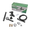 Смеситель для ванны PLAMIX OSCAR-006 EURO SET BLACK (со шлангом, лейкой и кронштейном) (Цвет черный) (MX1896) купить в САНН Одесса, изображение 3