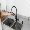 Смеситель для кухні на дві води Frap F4374-6, черный купить в САНН Одесса, изображение 2