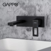 Смеситель для умивальника GAPPO G1017-16, черный купить в САНН Одесса, изображение 2