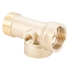 З"єднувач п'яти вивідний 80мм 1"м×1"F×1"F×1/4"M×1/4" F∠180° AQUATICA (779599) купить в САНН Одесса, изображение 3