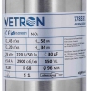 Насос вихровий 0.75кВт H 58(34)м Q 45(20)л/мин Ø96мм 10м кабелю WETRON 4SKmw100M (778331) купить в САНН Одесса, изображение 5