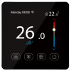 114150 Кімнатний сенсорний термостат з WiFi управлінням Tervix Pro Line WiFi TouchScreen Thermostat (підлога), чорний купить в САНН Одесса