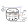114541 Термостат для фанкойлу з WiFi управлінням Tervix WiFi Fancoil Thermostat (на 2 труби) 0-10В купить в САНН Одесса, изображение 2