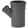 Ostendorf HT SAFE тройник редукционный 110/90 мм 45° полипропилен для внутренней канализации Германия 25 лет гарантии купить в САНН Одесса