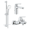 Набор смесителей 3 в 1 для ванной Grohe Eurosmart Cosmopolitan (UA126112M3) купить в САНН Одесса, изображение 2