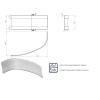 Панель Nadine 170x100 L/R купить в САНН Одесса, изображение 3