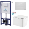 Инсталляция Koller Pool Dune 1200SL + Integro Cosmo White панель смыва + подвесной унитаз Kvadro Tornado купить в САНН Одесса