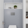 CUBE M панель смыва polished aluminum купить в САНН Одесса, изображение 2