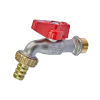 Кран садовый Roho R363-050 -1/2", ручка "бабочка" красная (RO0240) купить в САНН Одесса, изображение 2