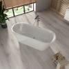 Ванна акрилова окремостояча суцільнолита Elara 1700x700 White з сифоном купить в САНН Одесса, изображение 3