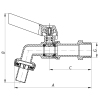 Кран пивной 3/4" (Koer KR.251) (KR0012) купить в САНН Одесса