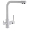 Змішувач для кухні Zerix LR4055W-3 з виходом для питної води (ZX2643)