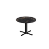 Стіл журнальний Ріо d60x75 RICHMOND BLACK (9mm) H= 750 mm