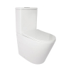 Унитаз-компакт Qtap Stork безободковый с сиденьем Soft-close QT15222179W, изображение 9