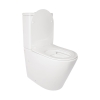 Унитаз-компакт Qtap Stork безободковый с сиденьем Soft-close QT15222179W, изображение 3