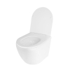 Унитаз подвесной Qtap Jay безободковый Ultra Quiet с сиденьем Soft-close QT07335177W, изображение 3