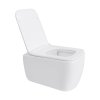 Унитаз подвесной Qtap Gemini безободковый с сиденьем Soft-close QT2533076EUQW, изображение 3