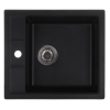 Мийка кухонна Zerix ZS-4651S-14 Чорний металік (ZX4570)