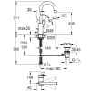 Змішувач для раковини L-розміру Grohe BauLoop New (23763001), зображення 3