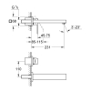 Змішувач для раковини прихованого монтажу Grohe Eurocube (23447000), зображення 5