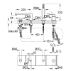Змішувач на борт ванни на 4 отвори Grohe Eurocube (19897001), изображение 2