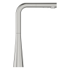 Змішувач для кухні з висувним виливом Grohe Zedra (32553DC2), изображение 7