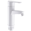 Змішувач для умивальника Plamix Sergio-001 (W) Білий (без підводки) (PM0602), изображение 2