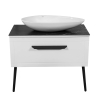 Тумба Сiєна білий мат зі стільницею 90 см и умыв. Olive 74 см, зображення 3