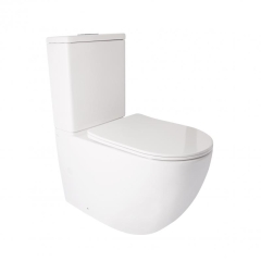 Унитаз-компакт Qtap Jay с сиденьем Soft-close QT07222176W