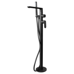 Смеситель для ванны TURINO 02 black matte напольный