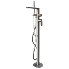 Смеситель для ванны TURINO 04 gun metal напольный