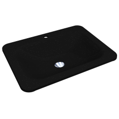 Умывальник CALIFORNIA MIRASTONE BLACK SHINE Miraggio