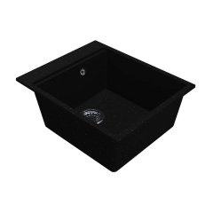 Кухонная мойка LAGOON 420 black shine Miraggio