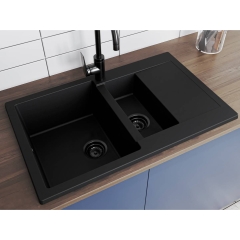 Кухонная мойка LAPAS black shine Miraggio