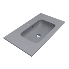 Умывальник DELLA 800 MIRASTONE GRAY Miraggio