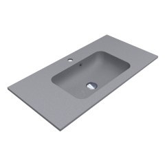 Умывальник DELLA 900 MIRASTONE GRAY Miraggio