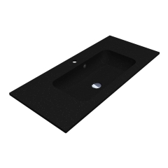 Умывальник DELLA 1000 MIRASTONE BLACK SHINE Miraggio
