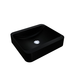 Умывальник GENEVA MIRASTONE BLACK SHINE Miraggio