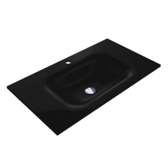Умывальник JESSEL 800 MIRASTONE BLACK SHINE Miraggio