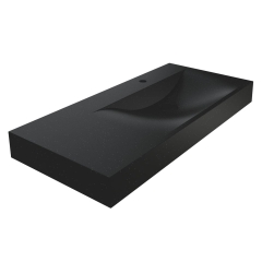 Умывальник VIOLA 1000 R MIRASTONE BLACK SHINE Miraggio