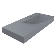 Умывальник VIOLA 1000 R MIRASTONE GRAY Miraggio