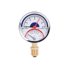 Термоманометр Thermo Alliance Standart 80 мм 1/2", нижнее подключение SD1726B купить в САНН Одесса